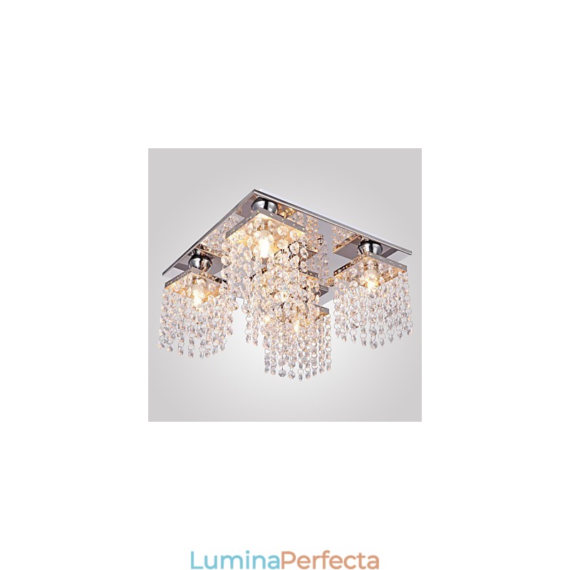 Plafoniera Crystal Modern 5 Lumini