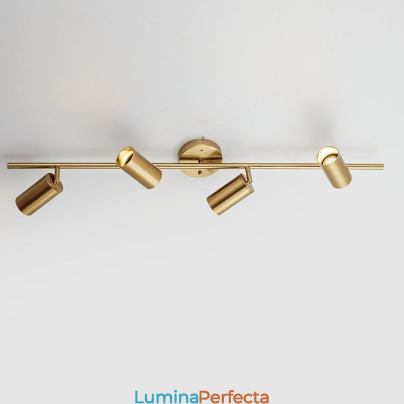 Lumină modernă, simplă, din aluminiu