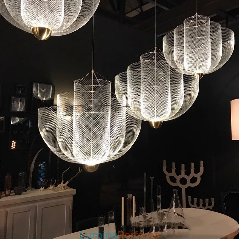 Nordic Grid Designer Creativ și unic Formă Artă decorativă suspendată