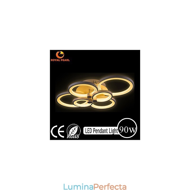 Plafoniera cu pandantiv acrilic cu design elegant