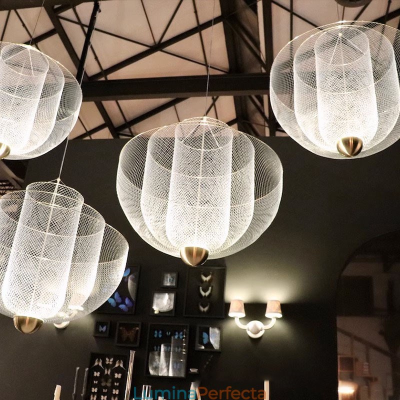 Nordic Grid Designer Creativ și unic Formă Artă decorativă suspendată