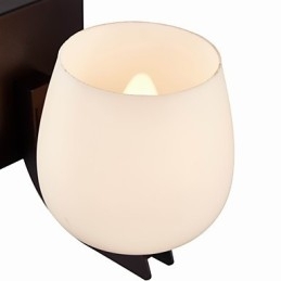 Aplică din fier cu abajur din sticlă Aplice de perete cu iluminare modernă clasică