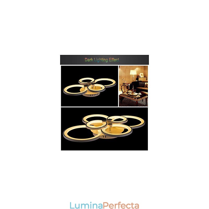 Plafoniera cu pandantiv acrilic cu design elegant