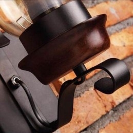 Lampă de perete retro, rustică, nordică, din sticlă, pentru dormitor