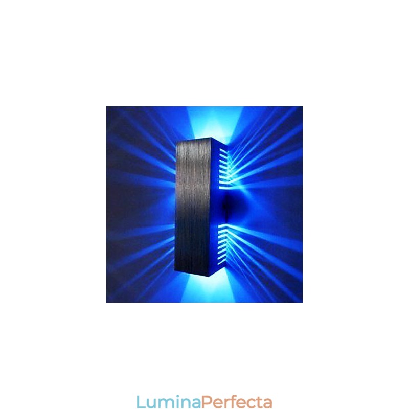 Lampă de perete modernă cu design luminoasă împrăștiată 2 nuanțe cubice