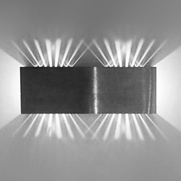 Lampă de perete modernă cu design luminoasă împrăștiată 2 nuanțe cubice