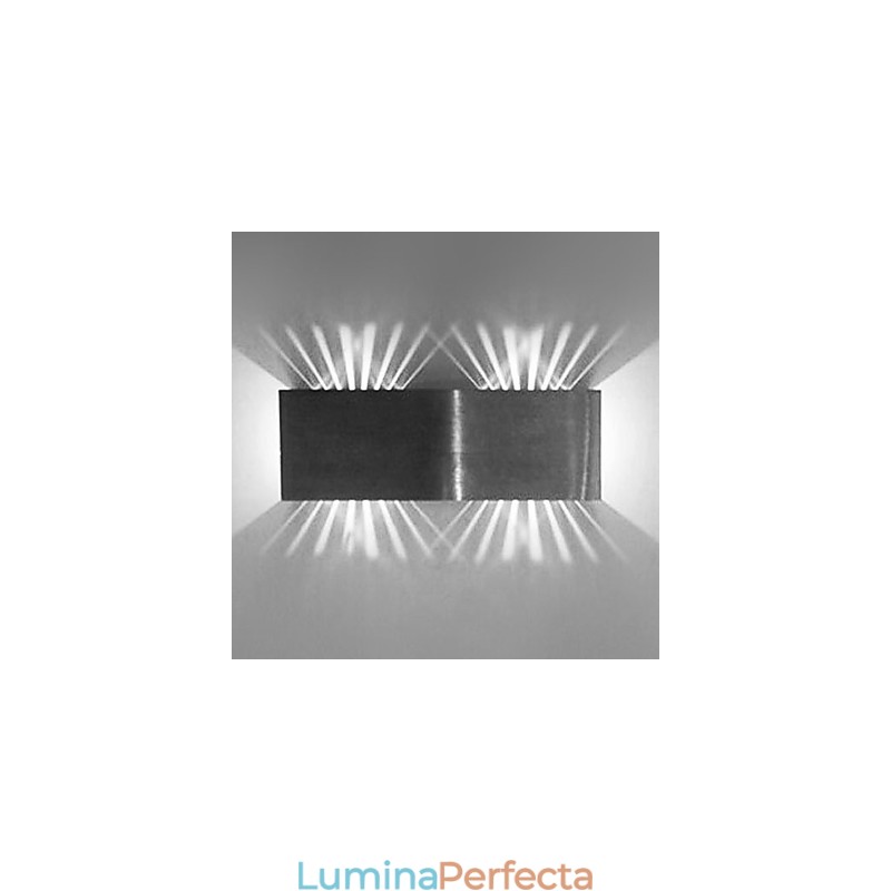 Lampă de perete modernă cu design luminoasă împrăștiată 2 nuanțe cubice