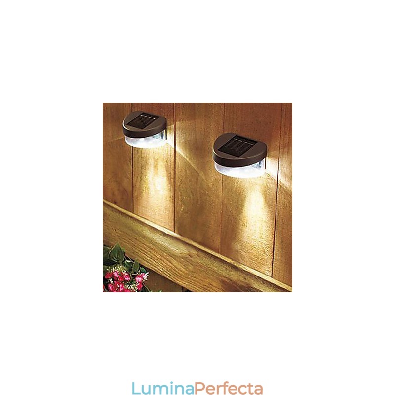 Lumină albă Lumină solară Calea Perete Peisaj Montare Grădină Gard Lumină