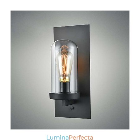 Corpuri în stil rustic Aplic de perete din sticlă din fier Lampă de perete retro din SUA Corpuri în stil rustic Aplic de perete din sticlă din fier Lampă de perete retro din SUA