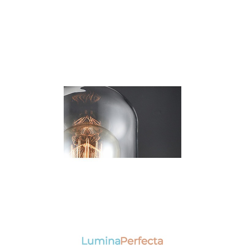 Corpuri în stil rustic Aplic de perete din sticlă din fier Lampă de perete retro din SUA