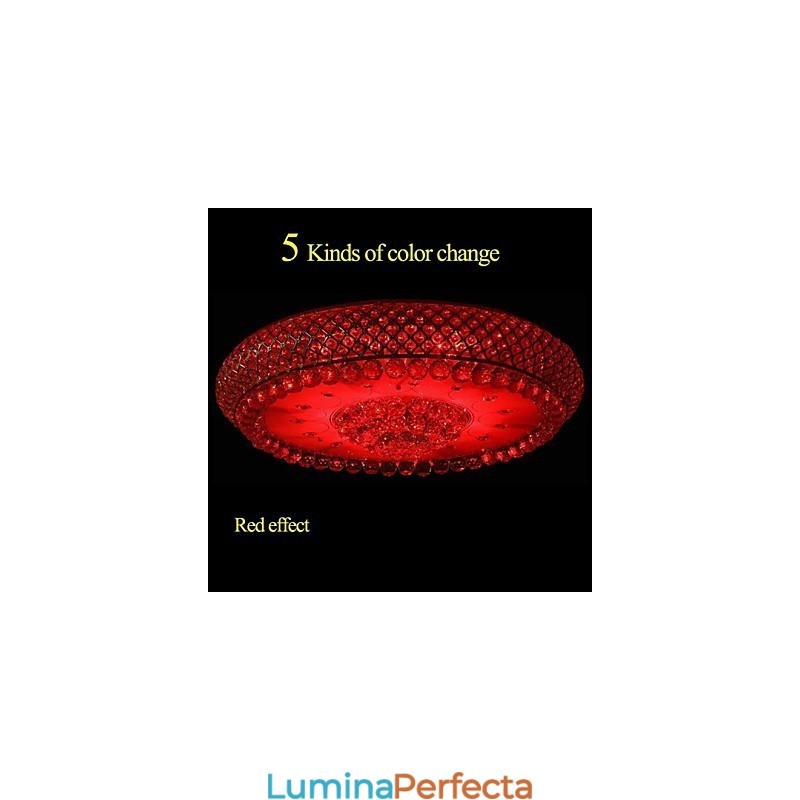 Plafoniera rotundă de cristal Absorb Dom Diametru 80CM Conține 15 becuri