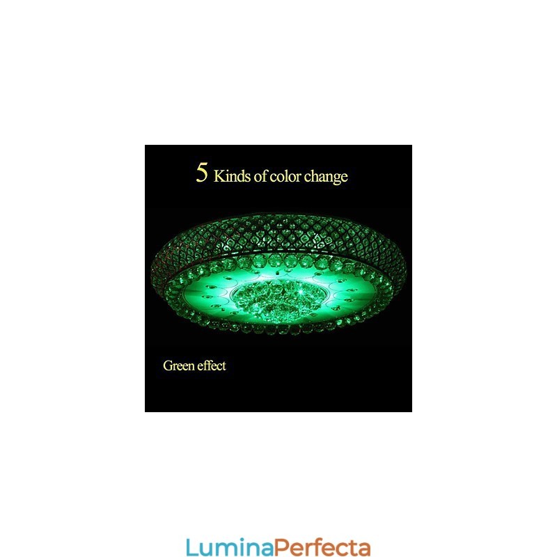 Plafoniera rotundă de cristal Absorb Dom Diametru 80CM Conține 15 becuri