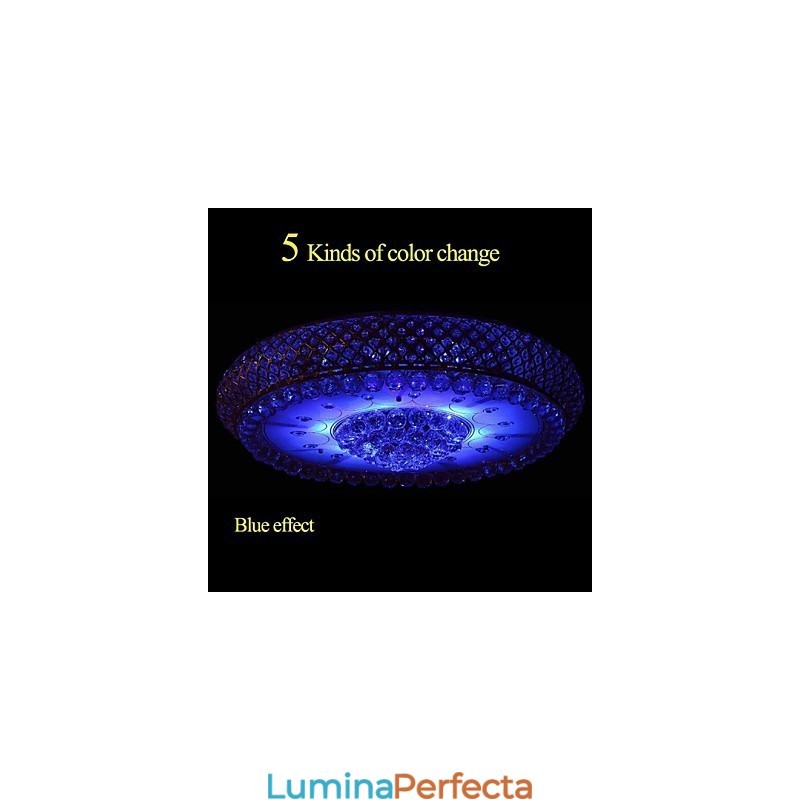 Plafoniera rotundă de cristal Absorb Dom Diametru 80CM Conține 15 becuri