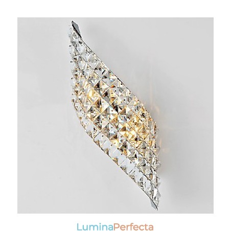 Lampă de perete cu incizie modernă, călire electroplată Lampă de perete cu incizie modernă, călire electroplată