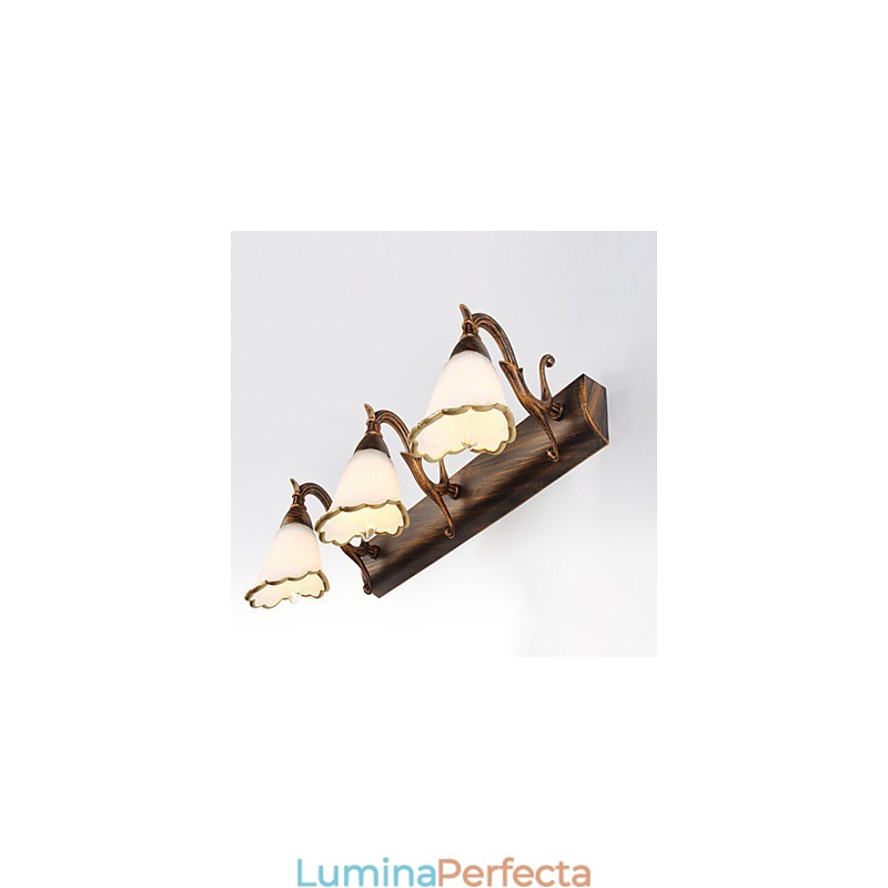 Aplice Perete Iluminat Baie Aplice Lectură Mini Stil Rustic Lodge Metal