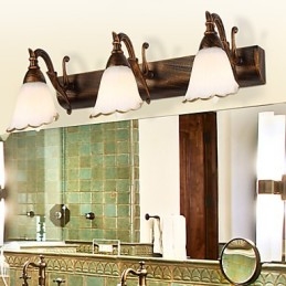 Aplice Perete Iluminat Baie Aplice Lectură Mini Stil Rustic Lodge Metal