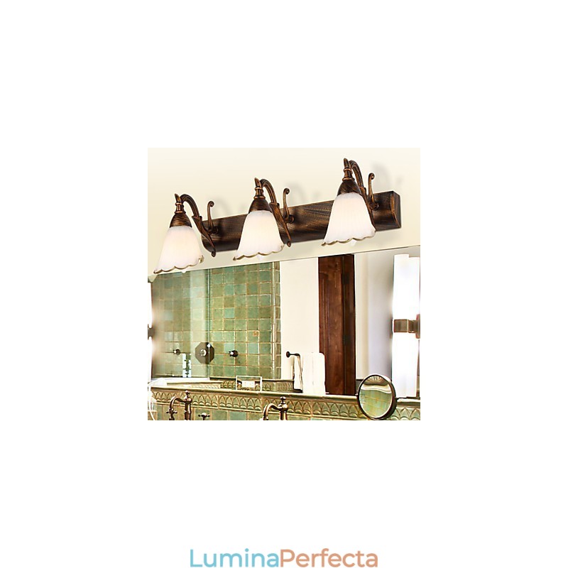 Aplice Perete Iluminat Baie Aplice Lectură Mini Stil Rustic Lodge Metal