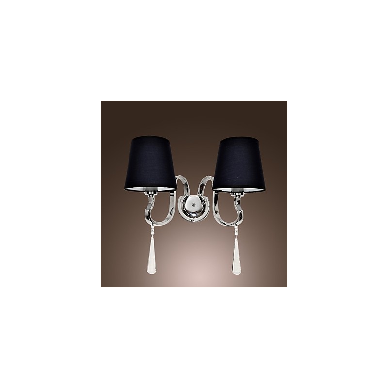 Applique de perete din cristal tradițional clasic din metal