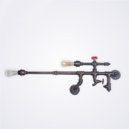 Lampă de perete industrială vintage, baie, bucătărie, țeavă de sufragerie Edison Light, aplice de bar pentru sufragerie de lux Lamparas FJ DB2 014A0
