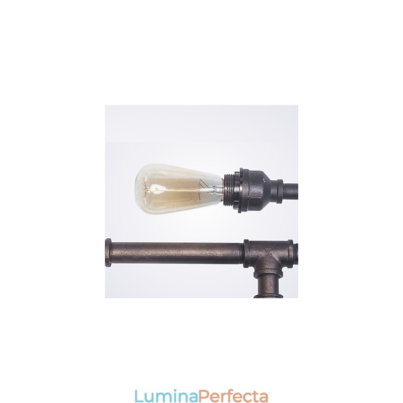 Lampă de perete industrială vintage, baie, bucătărie, țeavă de sufragerie Edison Light, aplice de bar pentru sufragerie de lux Lamparas FJ DB2 014A0