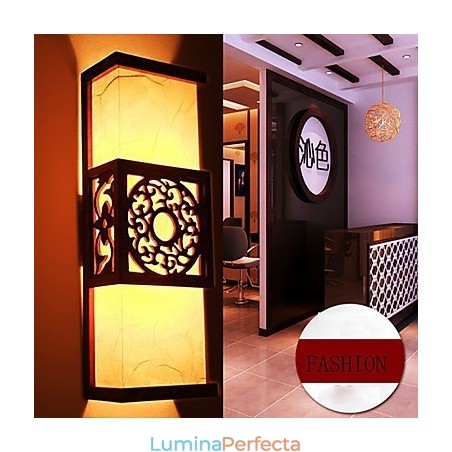 Coridor Archaize Coridor Lampă de perete clasică din piele de oaie Coridor Archaize Coridor Lampă de perete clasică din piele de oaie