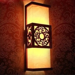 Coridor Archaize Coridor Lampă de perete clasică din piele de oaie
