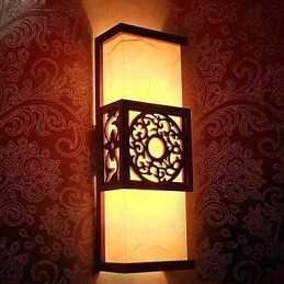 Coridor Archaize Coridor Lampă de perete clasică din piele de oaie