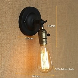 Bec Edison Coridor Retro Minimalist Noptiera Coridor Cafenea Terasa Canal Mini Applique
