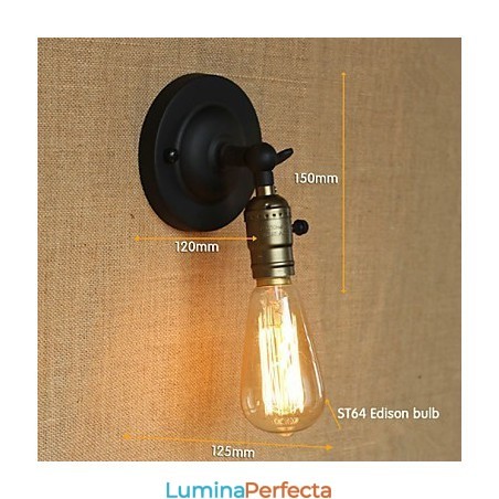 Bec Edison Coridor Retro Minimalist Noptiera Coridor Cafenea Terasa Canal Mini Applique Bec Edison Coridor Retro Minimalist Noptiera Coridor Cafenea Terasa Canal Mini Applique