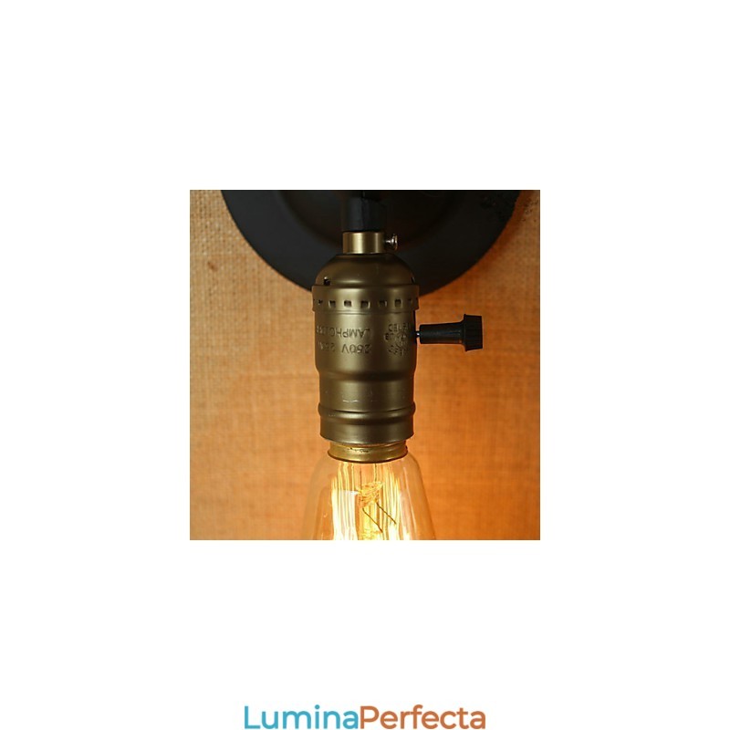 Bec Edison Coridor Retro Minimalist Noptiera Coridor Cafenea Terasa Canal Mini Applique