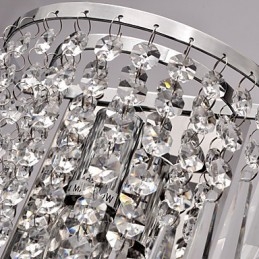 Aplică de perete semicirculară cu caracteristică cristal