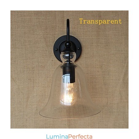 Rurală americană rurală pastorală minimalistă sufragerie pe hol aplice de perete din sticlă decorată