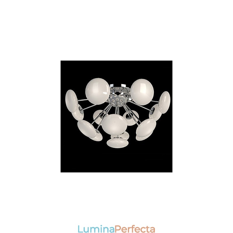 Lampă ModernYestaurant Lampă Circulară Simple Artă din Sticlă Pendant Stil European