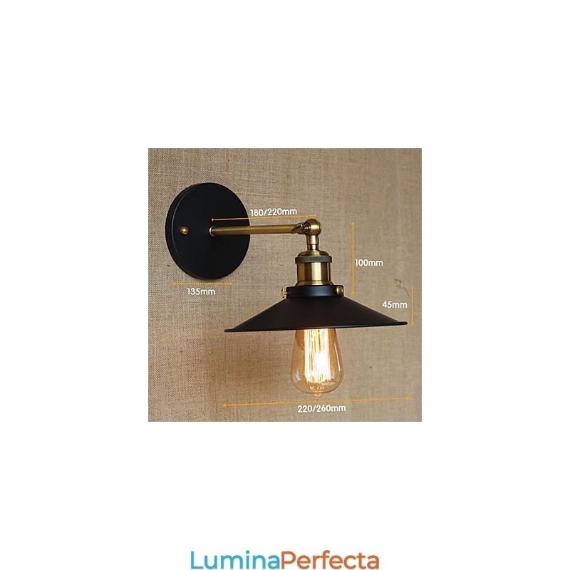 Vilă în stil industrial retro minimalist minimalist în fața culoarului bisericii umbrelă rochie neagră perete decorat