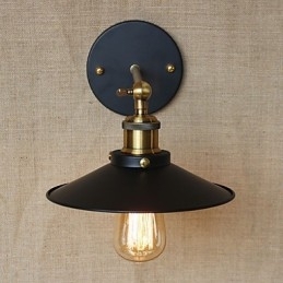 Vilă în stil industrial retro minimalist minimalist în fața culoarului bisericii umbrelă rochie neagră perete decorat