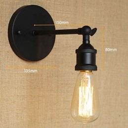 Restaurant american, bar, cafenea, pe noptieră, culoar minimalist, negru, din fier forjat
