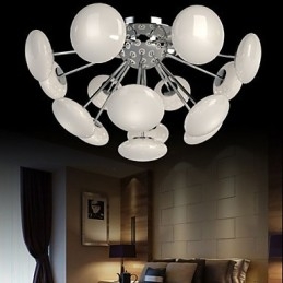 Lampă ModernYestaurant Lampă Circulară Simple Artă din Sticlă Pendant Stil European