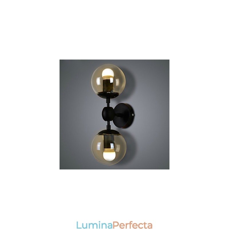 Aplice de perete Bila de sticla Rustic Lodge Metal