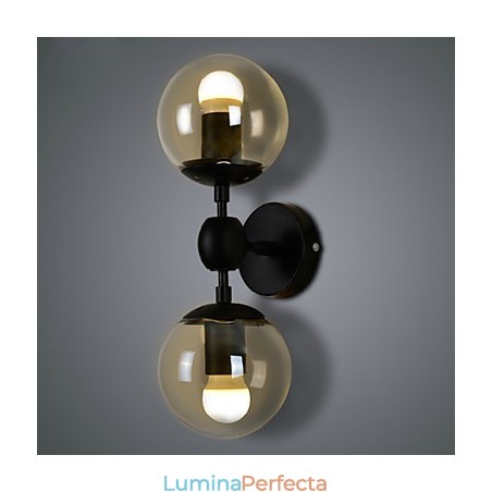 Aplice de perete Bila de sticla Rustic Lodge Metal Aplice de perete Bila de sticla Rustic Lodge Metal