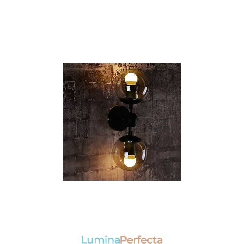 Aplice de perete Bila de sticla Rustic Lodge Metal