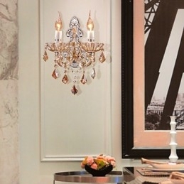 Aplică elegantă din cristal cu 2 lumini
