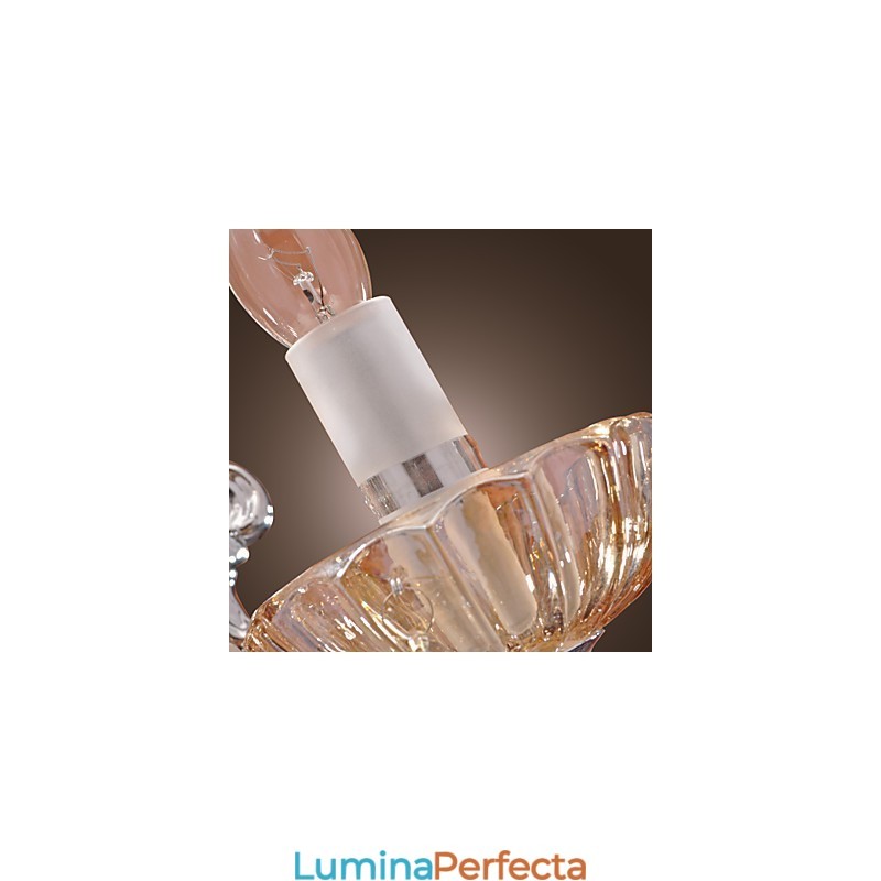 Aplică elegantă din cristal cu 2 lumini