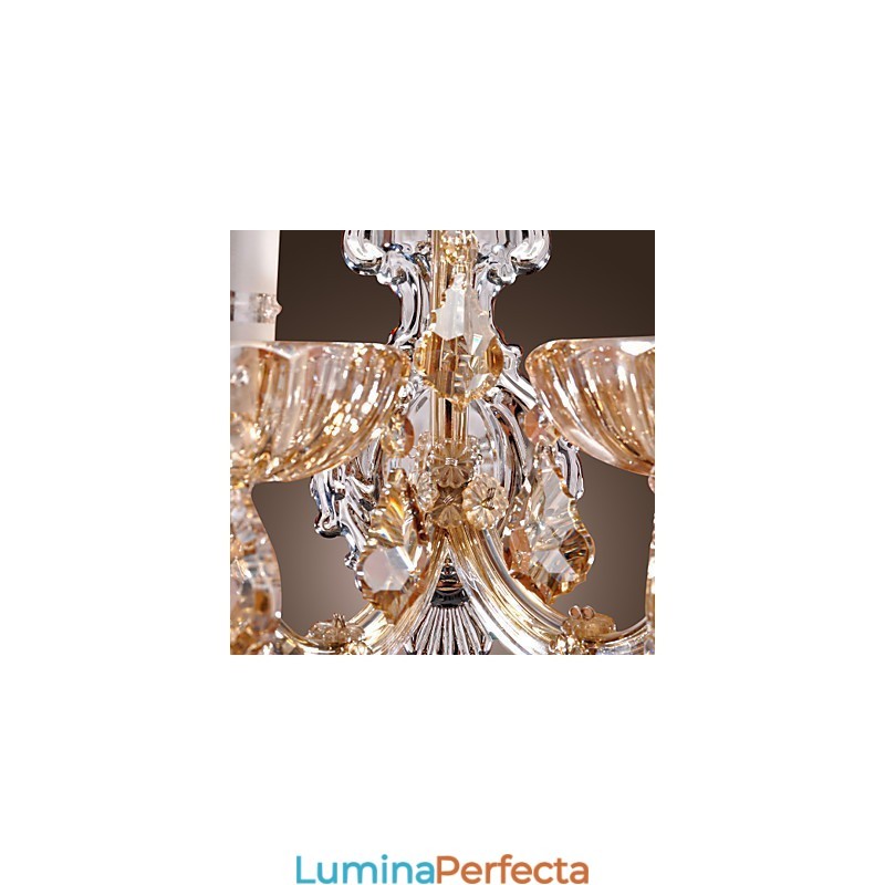 Aplică elegantă din cristal cu 2 lumini