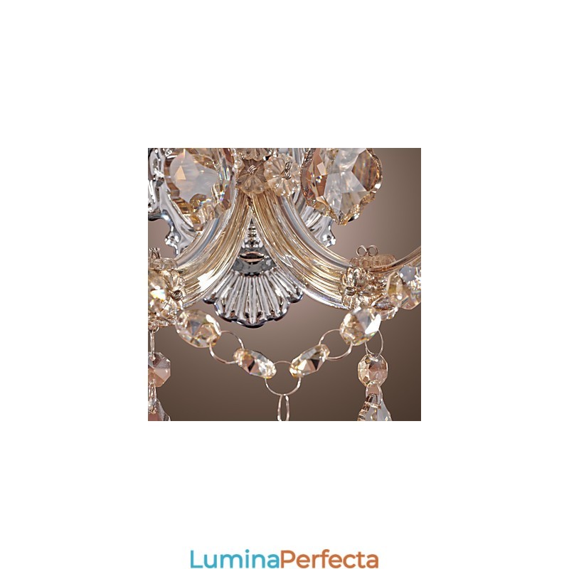 Aplică elegantă din cristal cu 2 lumini