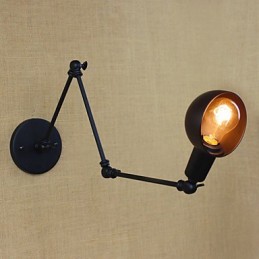 Stil Industrial Retro Culoar Scări Coridor Lampă De Perete Cu Braț Lung Fier Forjat Balcon Restaurant Bar