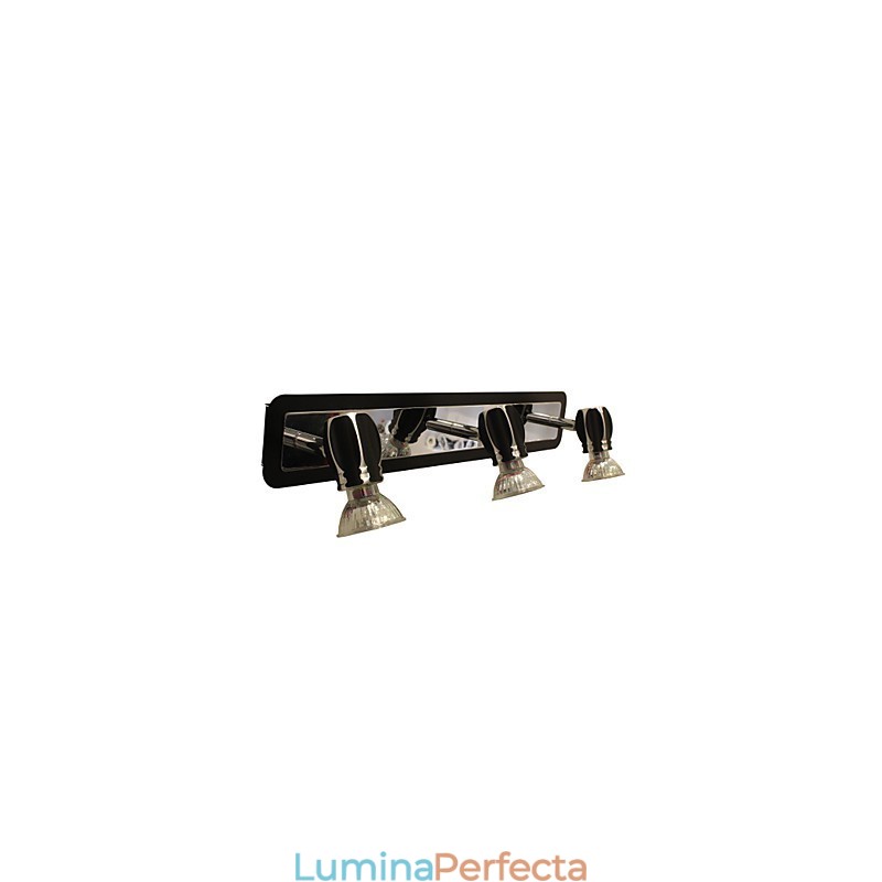 Applique Negre Moderne De Perete Lumini De Baie Cu 3 Lumini