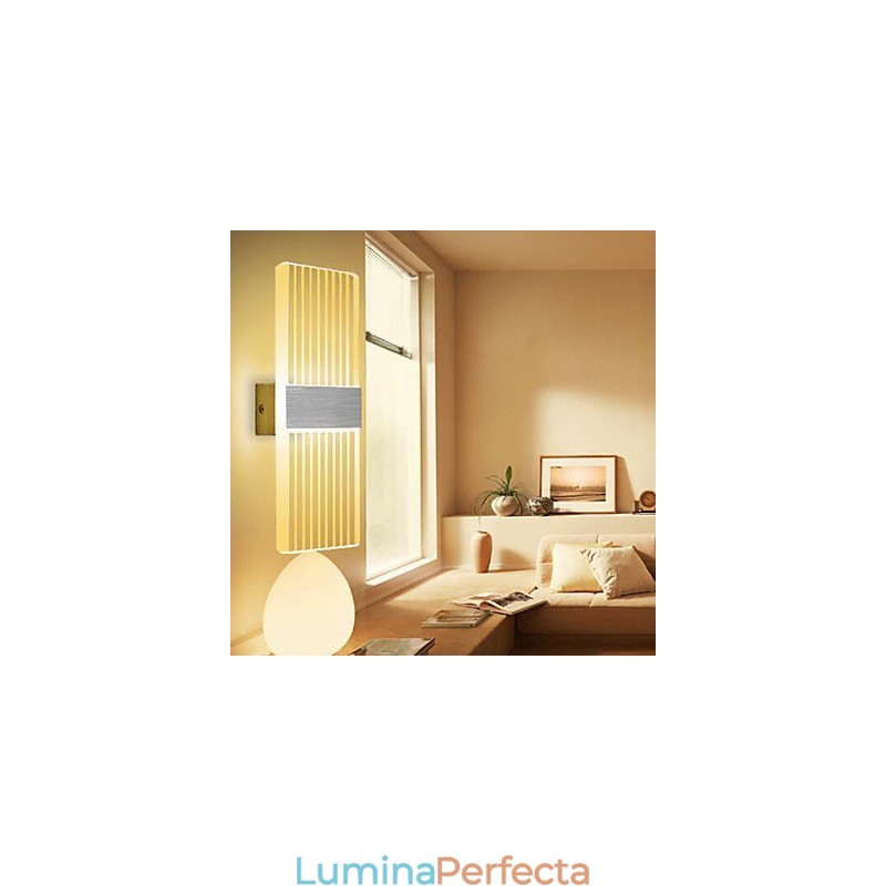Creativ, simplu, modă, modernă, lampă de perete