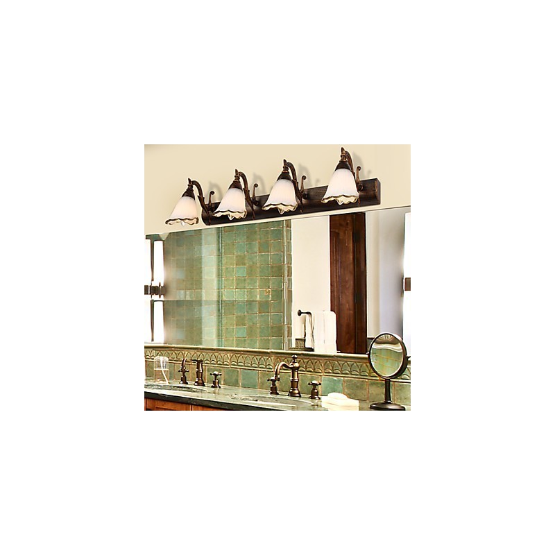 Aplice Perete Iluminat Baie Aplice Lectură Mini Stil Rustic Lodge Metal