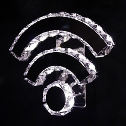 WIFI Applice Cristal Cristal Modern Contemporan Pat Living Hotel Metal