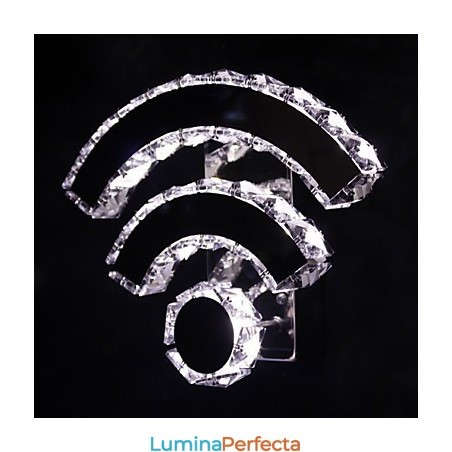 WIFI Applice Cristal Cristal Modern Contemporan Pat Living Hotel Metal WIFI Applice Cristal Cristal Modern Contemporan Pat Living Hotel Metal